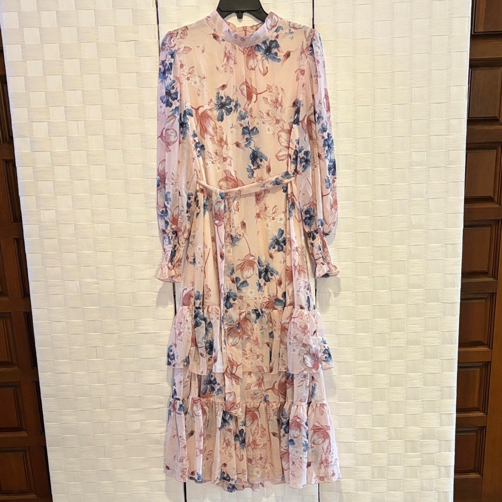 Pink Floral Dress